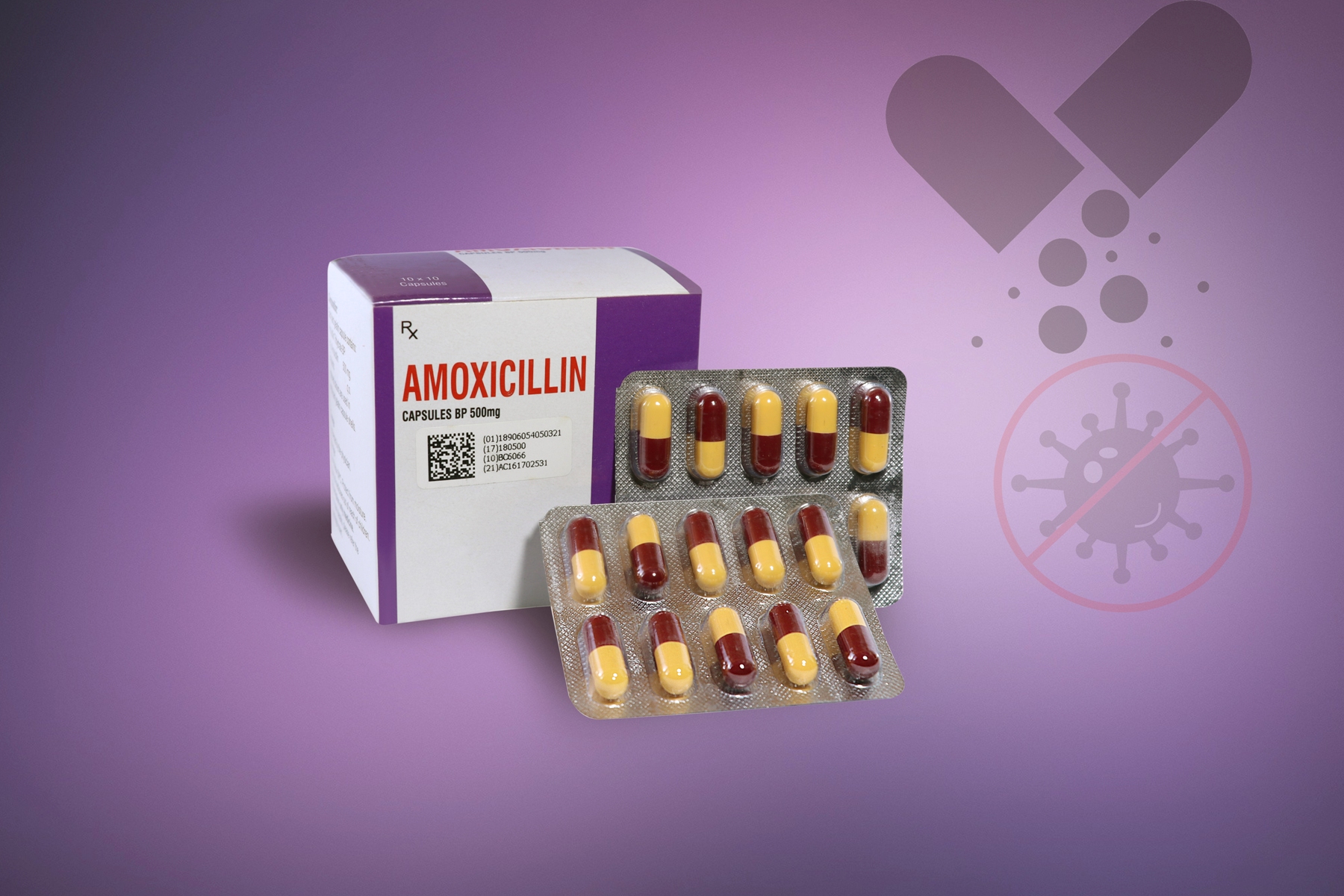 Amoxicillin caps 500mg